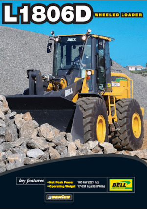 Колісні навантажувачі Bell L1806D