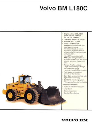 Колісні навантажувачі Volvo L180CH-L