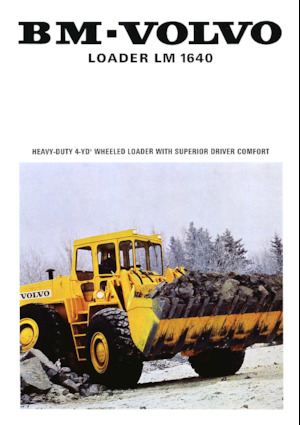 Колісні навантажувачі Volvo LM1640