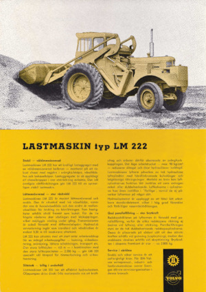 Колісні навантажувачі Volvo LM222
