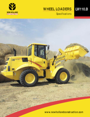 Колісні навантажувачі New Holland LW110 B