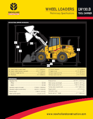 Колісні навантажувачі New Holland LW130 B TC