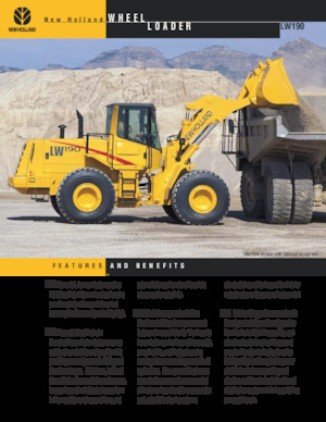 Колісні навантажувачі New Holland LW190