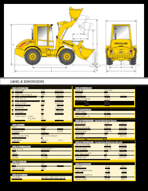 Колісні навантажувачі New Holland LW50 B