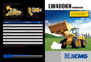 Колісні навантажувачі XCMG LW400KN