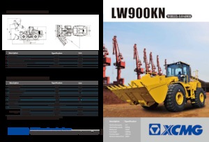 Колісні навантажувачі XCMG LW900KN