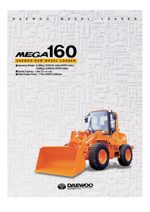 Колісні навантажувачі Doosan Mega 160