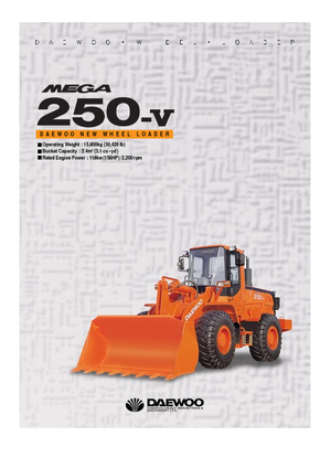 Колісні навантажувачі Doosan Mega 250 V