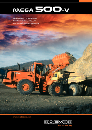 Колісні навантажувачі Doosan Mega 500 V