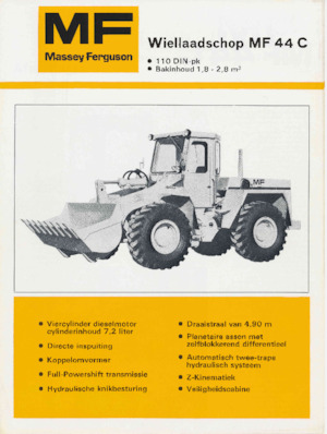 Колісні навантажувачі Massey Ferguson MF 44C