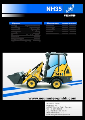 Колісні навантажувачі Neumeier NH35