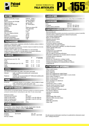 Колісні навантажувачі Palazzani PL 155 XL