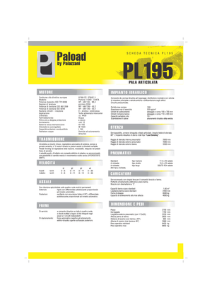 Колісні навантажувачі Palazzani PL 195