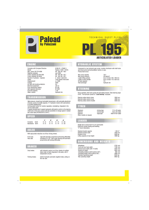 Колісні навантажувачі Palazzani PL 195