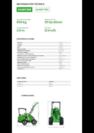 Колісні навантажувачі Avant Tecno R 28
