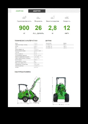 Колісні навантажувачі Avant Tecno R 28