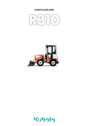 Колісні навантажувачі Kubota R310