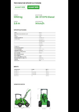 Колісні навантажувачі Avant Tecno R 35