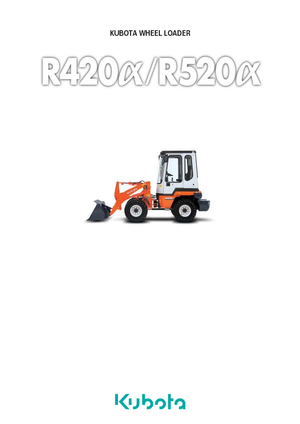 Колісні навантажувачі Kubota R520α