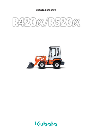 Колісні навантажувачі Kubota R520α B