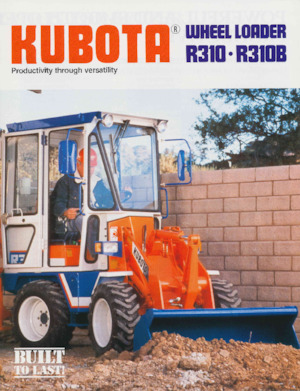 Колісні навантажувачі Kubota R310B