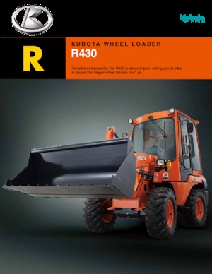 Колісні навантажувачі Kubota R430