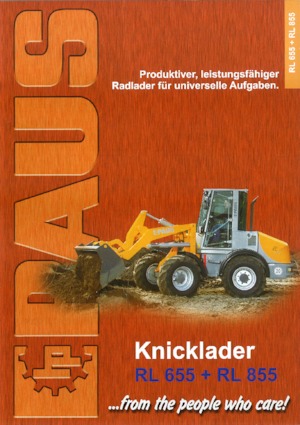 Колісні навантажувачі Paus RL 855