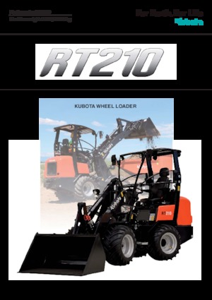 Колісні навантажувачі Kubota RT210