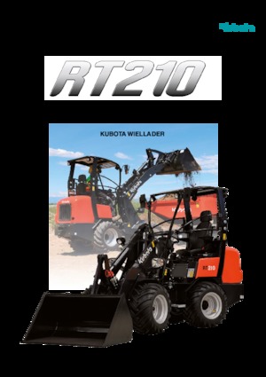 Колісні навантажувачі Kubota RT210