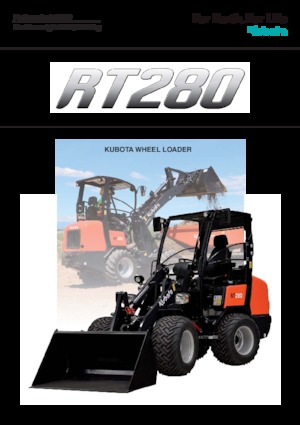 Колісні навантажувачі Kubota RT280
