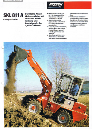 Колісні навантажувачі Terex-Schaeff SKL 811 A