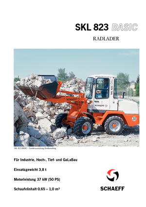 Колісні навантажувачі Terex-Schaeff SKL 823 Basic