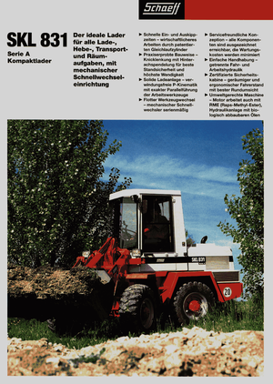Колісні навантажувачі Terex-Schaeff SKL 831 A