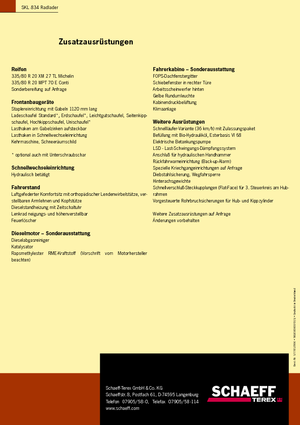 Колісні навантажувачі Terex-Schaeff SKL 834