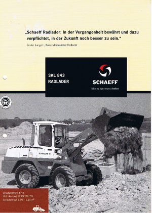 Колісні навантажувачі Terex-Schaeff SKL 843