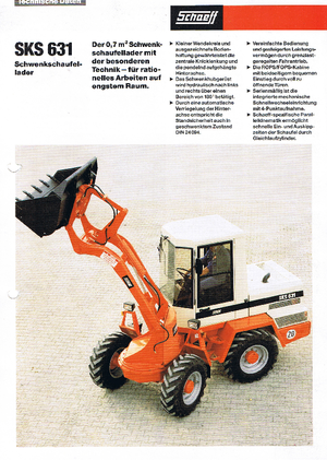 Колісні навантажувачі Terex-Schaeff SKS 631