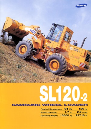 Колісні навантажувачі Samsung SL 120-2