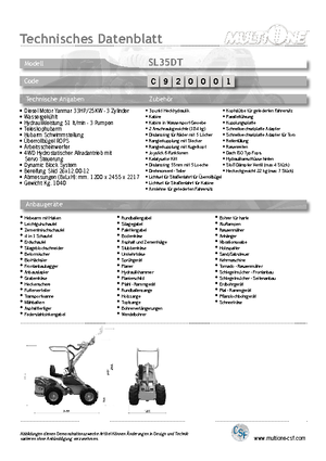 Колісні навантажувачі Multione SL 35 DT