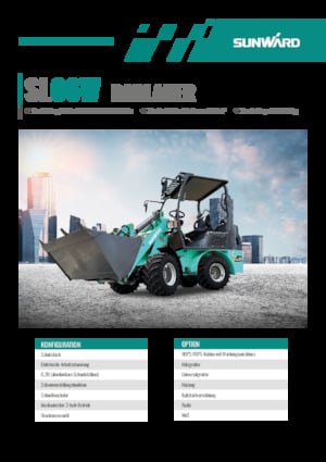Колісні навантажувачі Sunward SL06W