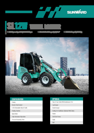 Колісні навантажувачі Sunward SL12W