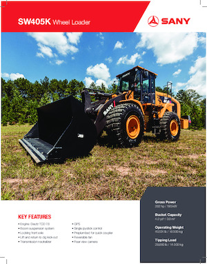 Колісні навантажувачі Sany SW405K