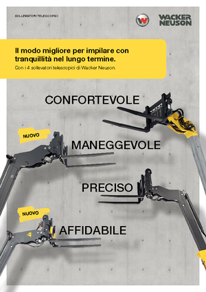 Телескопічні навантажувачі Wacker Neuson TH522