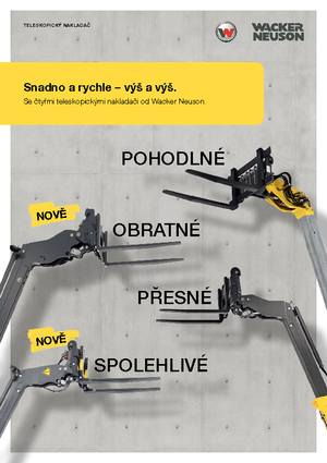 Телескопічні навантажувачі Wacker Neuson TH522