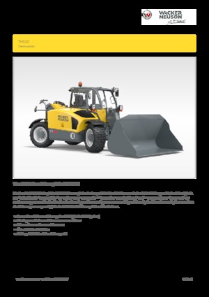 Телескопічні навантажувачі Wacker Neuson TH522