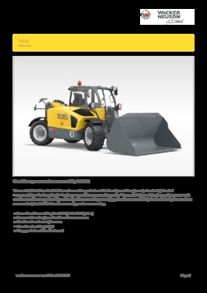 Телескопічні навантажувачі Wacker Neuson TH522