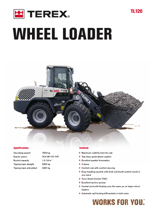 Колісні навантажувачі Terex TL 120