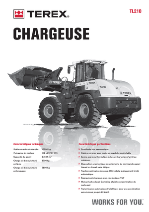 Колісні навантажувачі Terex TL 210