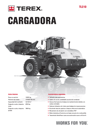 Колісні навантажувачі Terex TL 210