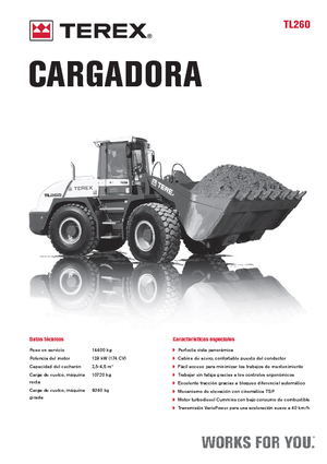 Колісні навантажувачі Terex TL 260