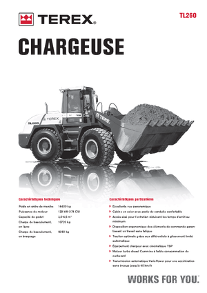 Колісні навантажувачі Terex TL 260